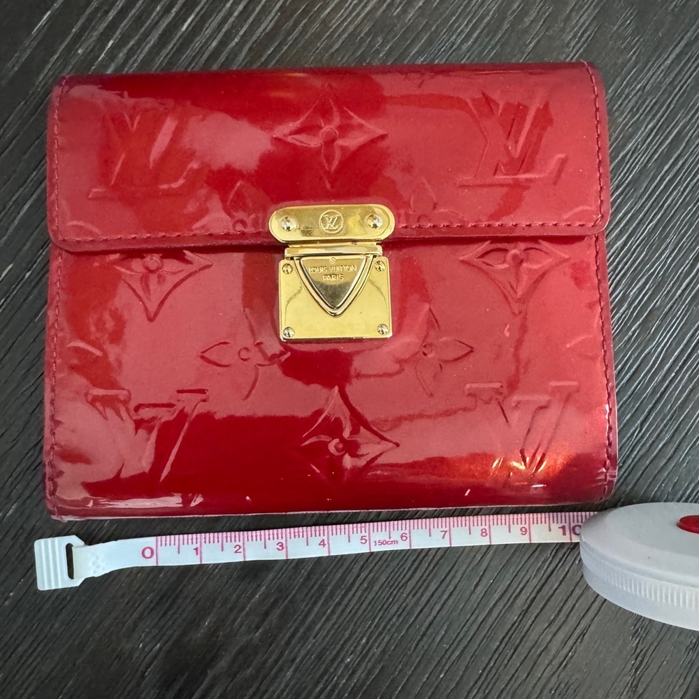 Louis Vuitton Cherry patent leather wallet